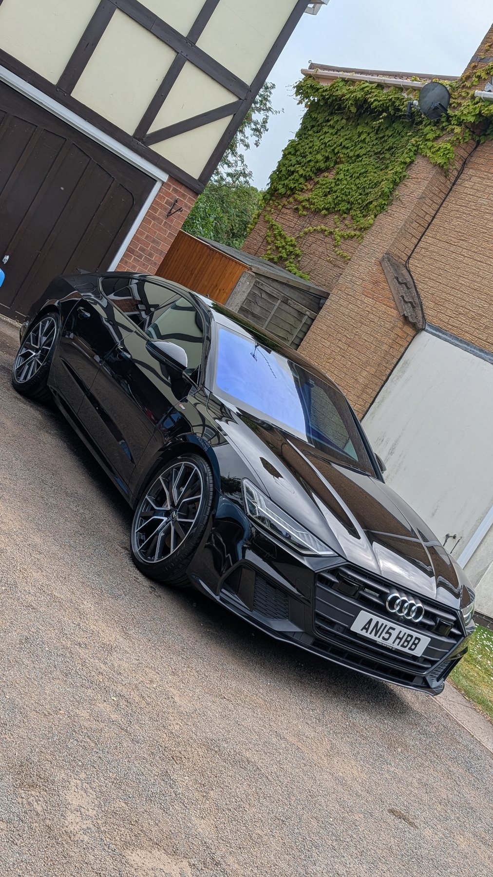 Audi A7 after full valet — same day