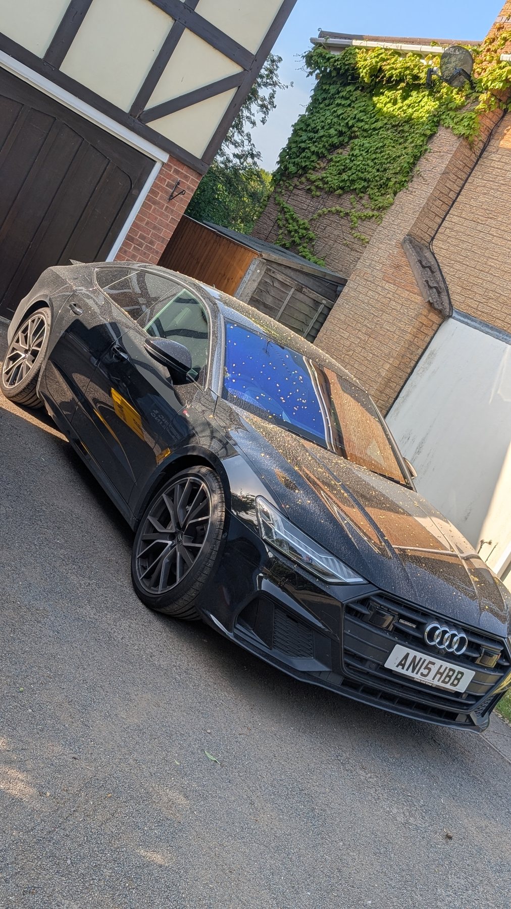 Audi A7 before valeting — same day