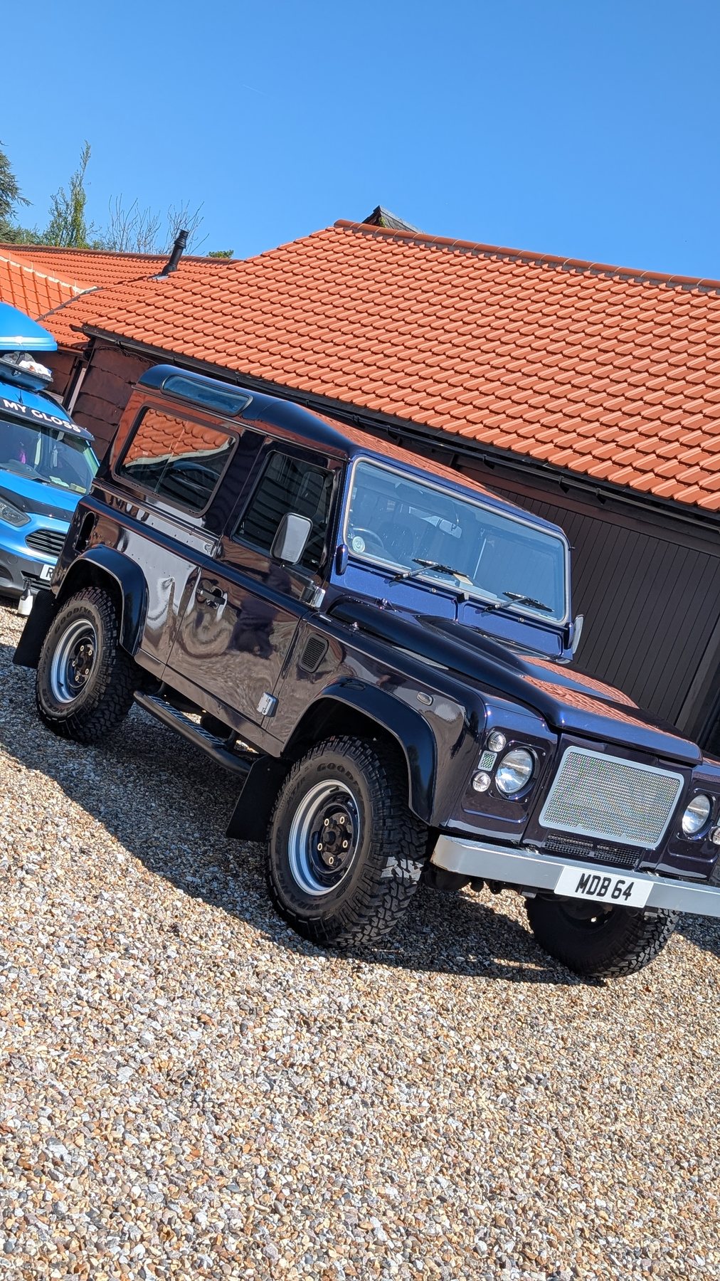 Land Rover Defender after valeting — same day