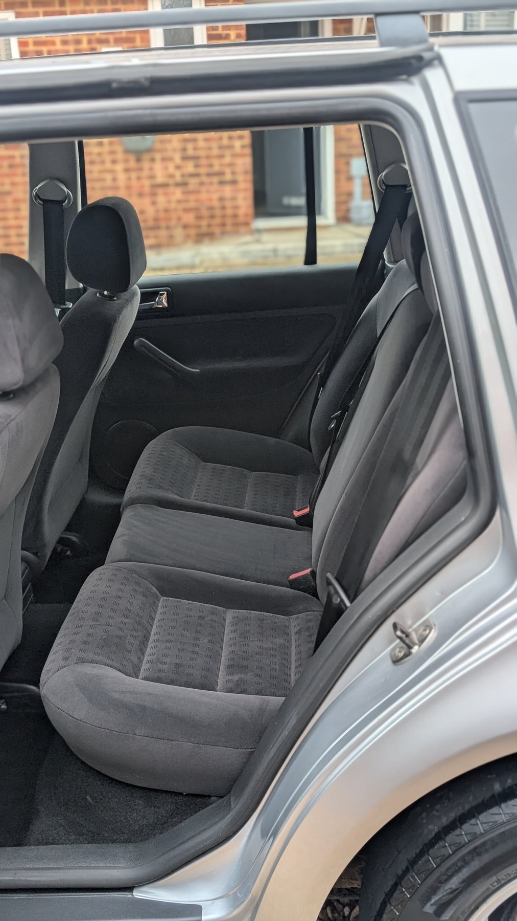 Rear seats after deep clean and extraction