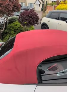 Convertible soft top after clean and seal